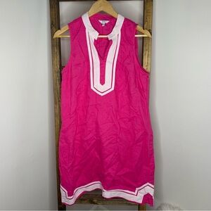Crown & Ivy Pink Dress with White Accents Size 6